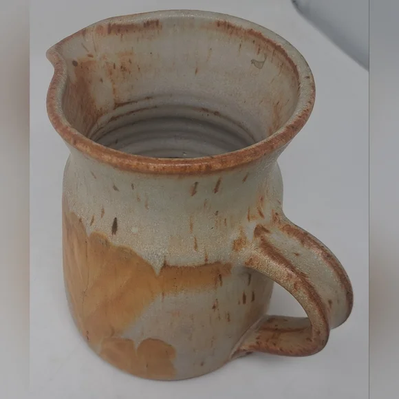 Michael Cohen Vintage Studio Pottery Stoneware Pitcher Jug Mid Century MCM 6.5" - Picture 4 of 12